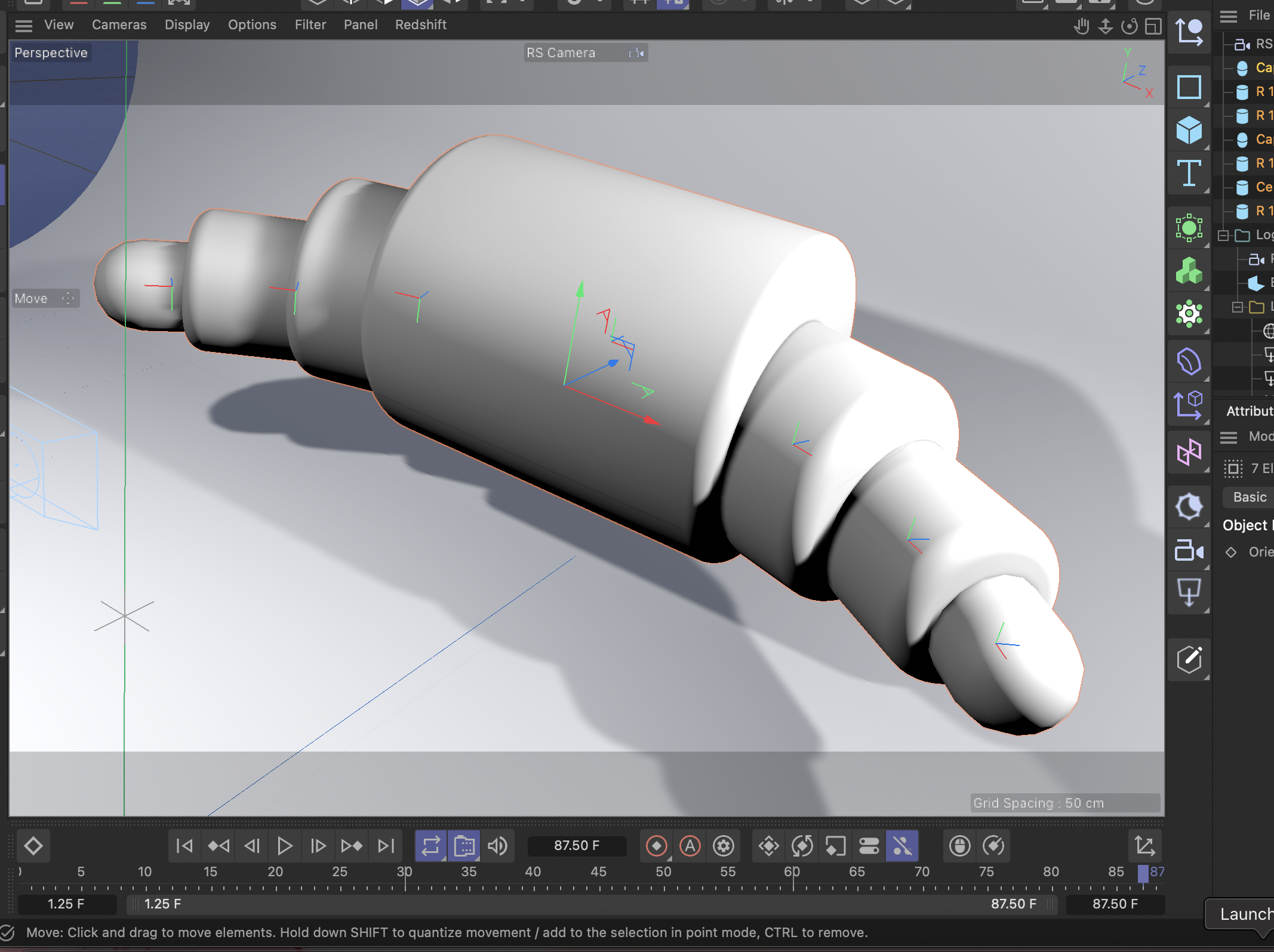 The croissant proved a challenge to effectively show it's softness, so i attempted to rectify it by taking advantage of the 'fillet' function.