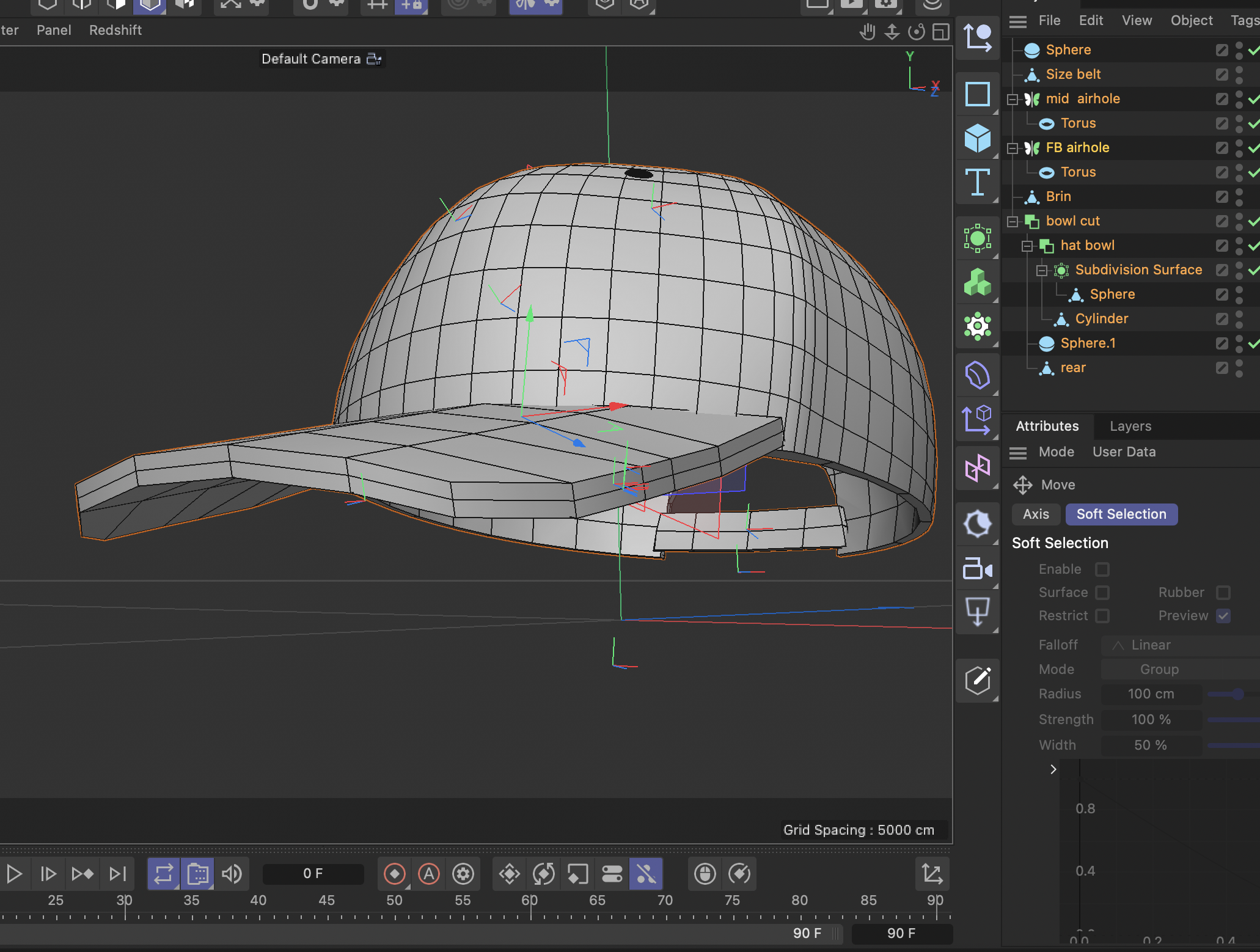 once it became recognizable, I started on the details and fine-tuning through sub-division.