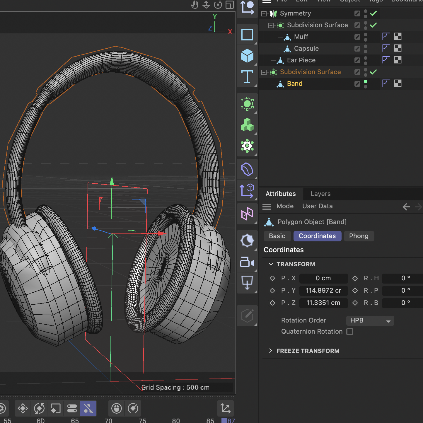 Once the shape was visualized, it was time to start detailing. The symmetry tool and viewports simplified it by leaps and bounds.
