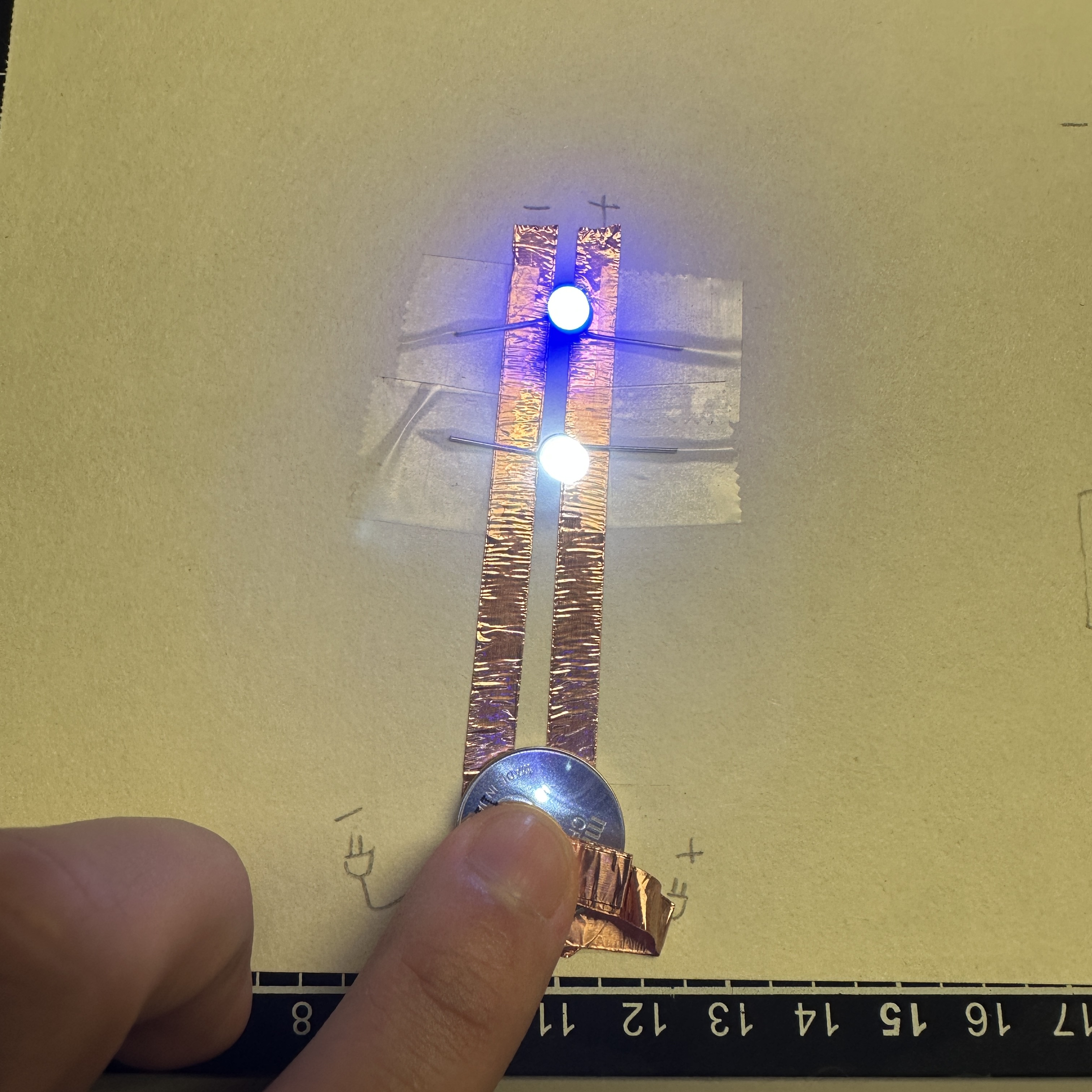 Having a basic grasp of series circuits, I started to dabble with parallels.