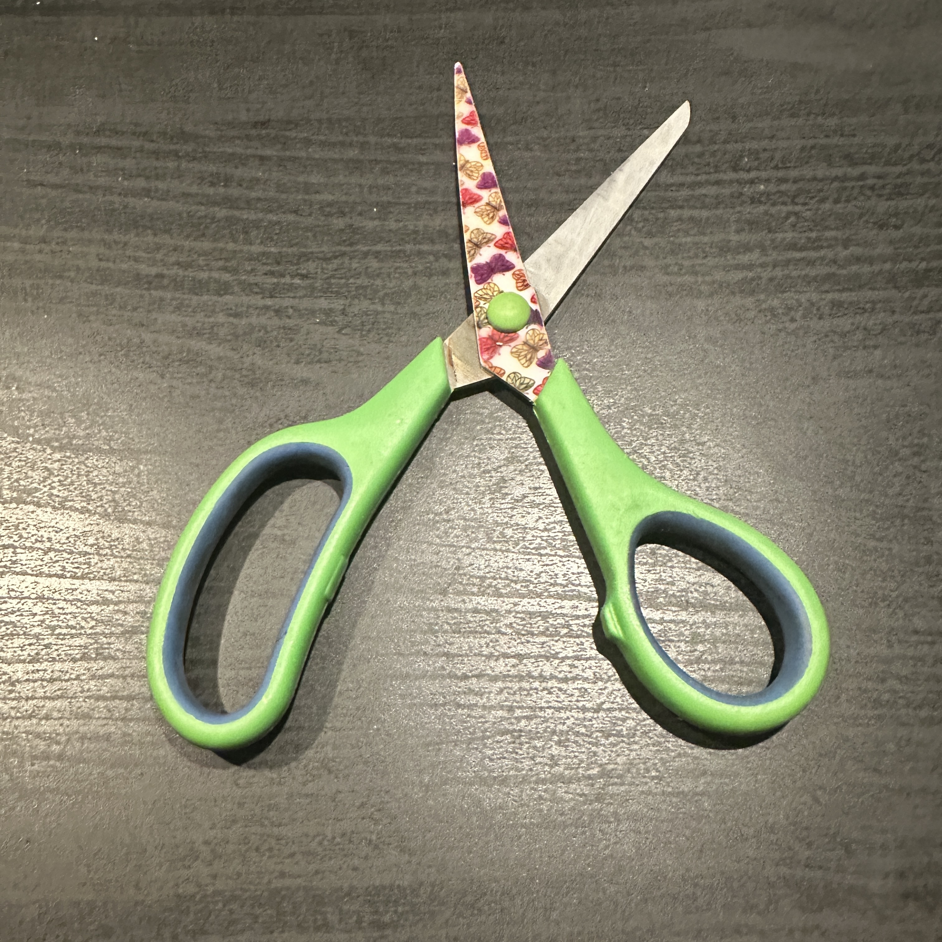 Thinking about interactions with everyday objects, I created some simple concepts for scissors. When they close the circuit lights up the LED.